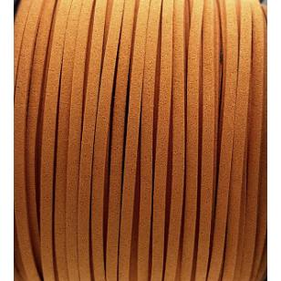 Suede-koord-3mm-Coral-Koraal